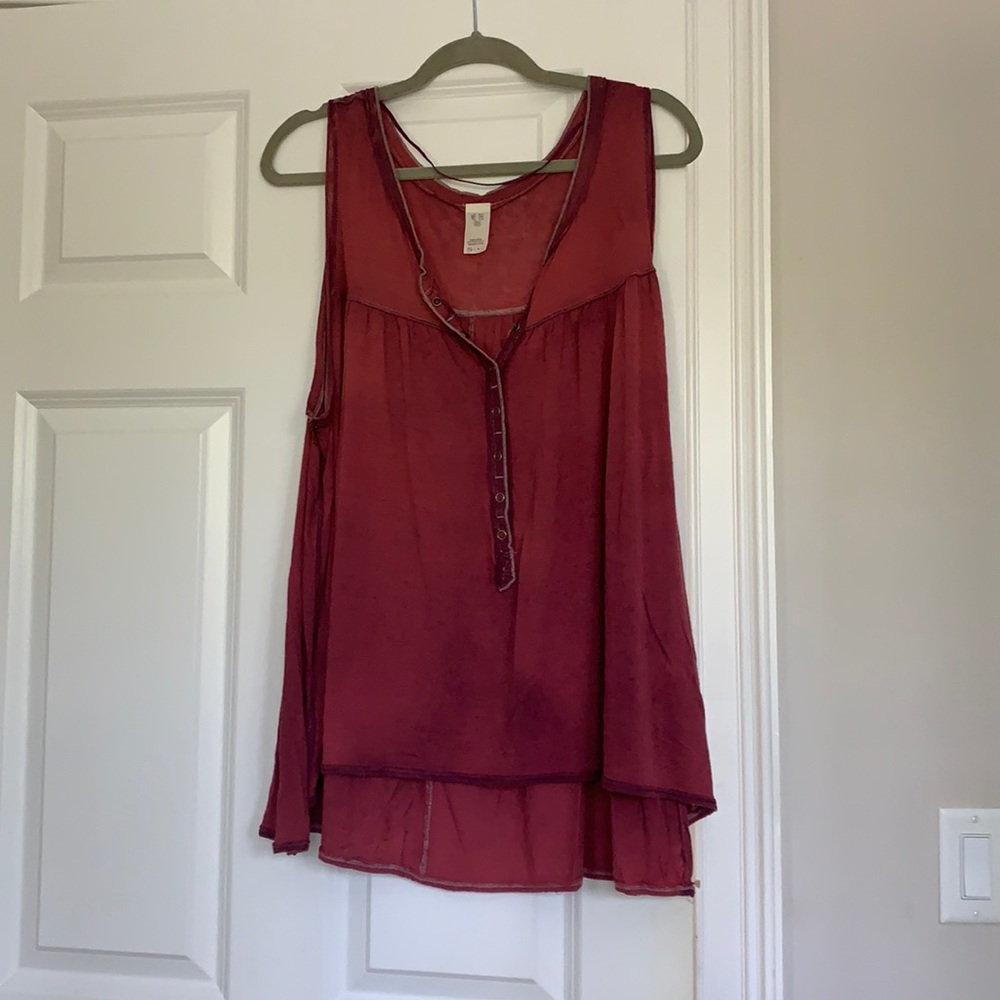 Free People Distressed Top